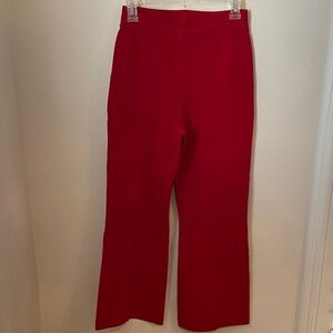 Apiece Apart Rene Pull-On Pant / Pintuck Flare Red